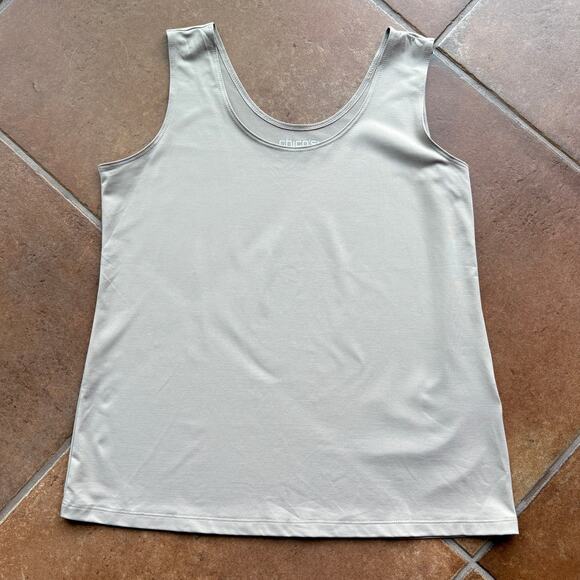 Chicos Neutral Tone Nylon Spandex Blend Foundation - Tank Top size L - Picture 4 of 4
